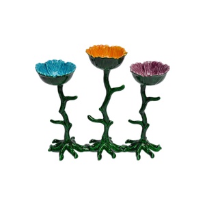 Serving <b>Bowl</b> Color Enamel Finishing Design <b>Metal</b> <b>Bowl</b> With Tray - Product Image 6