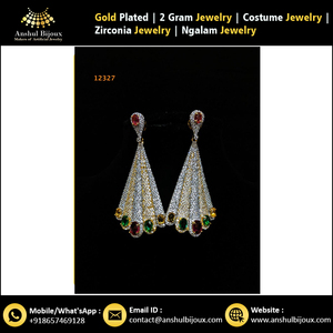 Pendientes exclusivos de moda de diamantes americanos para mujer, diseño elegante para ocasiones de regalo de fiesta de boda de compromiso - Product Image 6