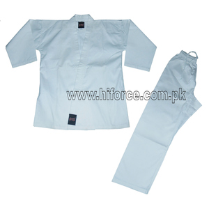 High Quality Cotton Polyester Custom Professional Shrink-Proof 100% Preshrunk Unisex Karate Gi Suit Uniform for Martial Arts - Product Image 4