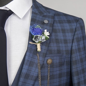 ชุดสูทงานแต่งงานธุรกิจสลิมฟิตสูทแฟชั่นใหม่สำหรับผู้ชาย - Product Image 5