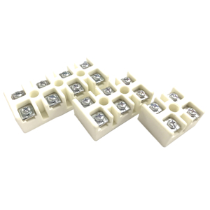 Bloque de terminales de cerámica de 4 vías, 15A, TC-6154B - Product Image 1