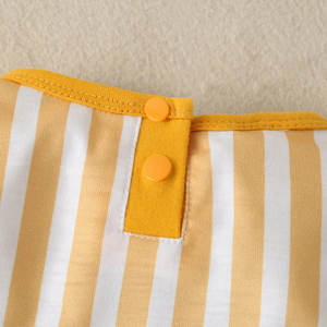 Mono con estampado de rayas para bebé, pelele informal para bebé de fábrica de Ghana, novedad de 2020 - Product Image 5