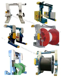 take-up and pay-off machine for cable industry