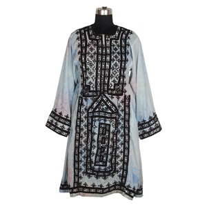 Robe de pièces de monnaie Balochi faite à la main-Kuchi Vintage Tribal Dress Costume ethnique robe BDR005 collection vintage broderie à la main Banjara - Product Image 1