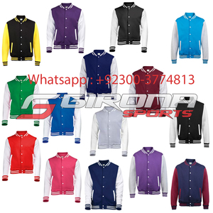 Custom Varsity Jacket Embroidery Logo & Pure Leather Sleeve Quilted Streetwear Varsity Bomber Jackets - Product Image 5