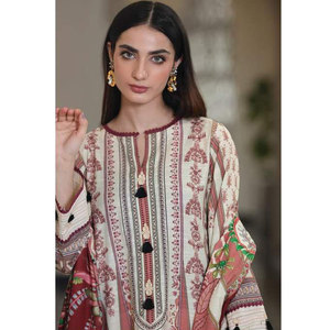 Vestido de césped personalizado para mujer, traje formal e informal paquistaní de la mejor calidad - Product Image 4