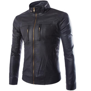 Veste en cuir de haute qualité, fermeture éclair, capuche amovible, veste en cuir pour homme, cuir 2021, fabrication directe d'usine - Product Image 3