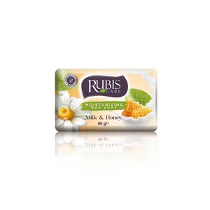 Rubis 60 gr Paper Wrapped Milk and Honey New Serie Best Hot sale beauty 100% Deep Cleansing Nourishing wholesale supplier Soap