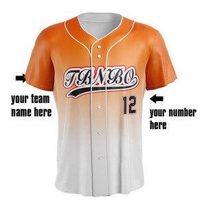 Maillot de Baseball par Sublimation, de haute qualité, Design à la mode, - Product Image 2
