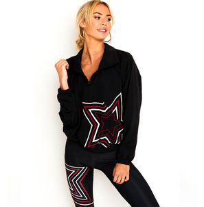 Eco-friendly Spring Tracksuit Long Sleeve Solid Zip Up Women Hoodies - Product Image 2