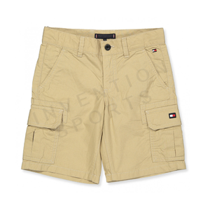 Pantalones cortos cargo más vendidos para hombres Multi bolsillo logotipo personalizado Casual Color clásico botón cintura pantalones cortos cargo a los mejores precios - Product Image 4