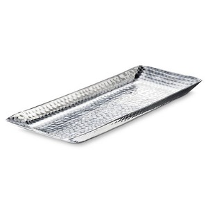 Plateau de service en nickel et marteau, pour conception de finition, qualité supérieure, plateau métallique pour décoration de Table - Product Image 1