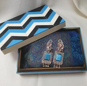 Boîte de rangement et d'emballage couverte de corde Luxueux MDF Board Jewelry & Gift Box - Product Image 6