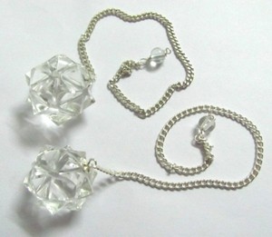 With Good Quality of Crystal Quartz 20 Point Pendulums : Crystal Quartz 20 Point Pendulums for Sale - Product Image 1