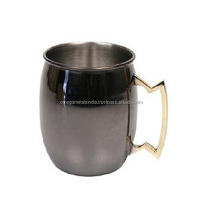 Taza de mula de Moscú de acero inoxidable con trabajo martillado de diseño elegante con tazas de fiesta de sublimación de cóctel multicolor - Product Image 3