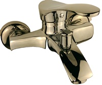 Robinet monocommande moderne HT01 avec cartouche céramique de 40 mm, économie d'eau, en laiton poli, mitigeur de salle de bain à poser sur comptoir