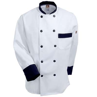 Uniforme de Chef para restaurante, ropa de trabajo para Hotel, Chef, chaqueta, abrigo de cuello Vertical, ropa de cocina