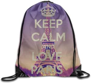 Sac à cordon en polyester imprimé avec logo personnalisé 2020 pour les promotions Sac à cordon en polyester bon marché personnalisé - Product Image 3