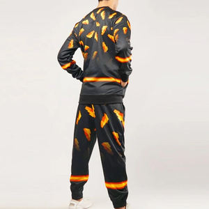 Wholesale Custom Logo <b>Fleece</b> Track Suits Set 100% Cotton XL Winter Sporting <b>Shirt</b> Half Sleeve Sublimation Printed Sportswear - Product Image 4