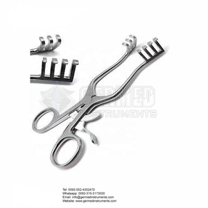 เครื่องมือผ่าตัด Weitlaner รถดึงกลับแบบยึดตัวเอง 3x4 หมุดทึบ 14ซม - Product Image 1