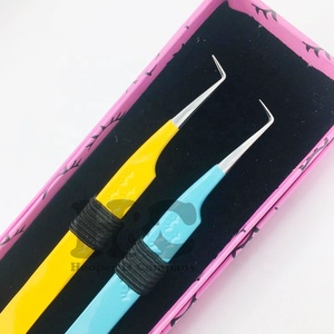 Top Sale Lash Tweezers <b>Eyelash</b> Tweezers Silver Tip Custom 90 Degree <b>Eyelash</b> <b>Extension</b> Tweezer Private Label Logo <b>mink</b> - Product Image 1