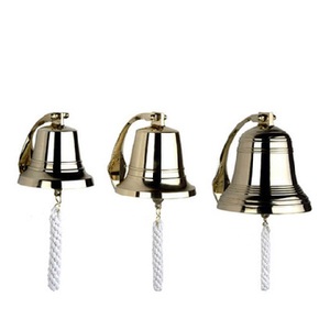 Beautiful Luxury Modern New Arrival Hot Selling 2025 <b>Small</b> Medium Large Brass Nautical Ships <b>Bell</b> Nautical Ships <b>Bell</b> - Product Image 2