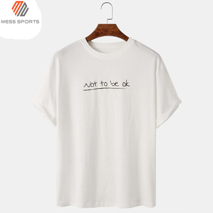 Camiseta de Hombre de la Mejor Calidad OEM, 100% Algodón, 220 g/m², Impresión de Logotipo Personalizado de Alta Calidad, Camiseta de Algodón Grueso - Product Image 6
