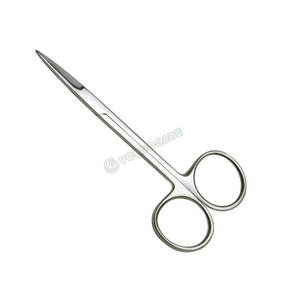 Ciseaux professionnels d'iris d'acier inoxydable Couteaux de suture incurvés TC Instruments chirurgicaux manuels - Product Image 2