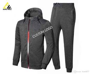 Nuevo Otoño Jogging Gym Wear Ropa Tech Fleece Chándal Conjunto de dos piezas para hombres y mujeres - Product Image 3