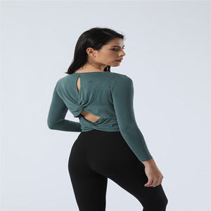 Camiseta de manga corta para mujer, camisa de manga corta con cuello redondo - Product Image 2