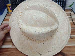 หมวกฟางธรรมชาติสำหรับผู้หญิง,หมวกฟางทรงหลวมดีไซน์ใหม่สำหรับฤดูร้อน - Product Image 6