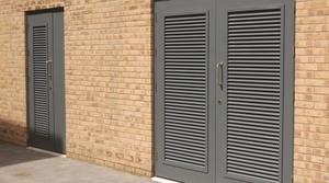 Puertas de Acero con Rejilla de Ventilación - Diseño Moderno para Uso Hospitalario - Product Image 5