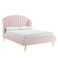 Cama Individual Moderna de Madera de Caoba Sólida para Dormitorio de Niñas, Muebles Personalizables en Color, Hechos a Mano, Duraderos, Seguros y Fáciles de Montar