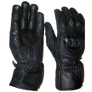 Breathable 3D Sport Full Finger Knuckle Protection Touchscreen Water Resistant Leather Motorbike Glove Unisex Racing Gloves - Product Image 3