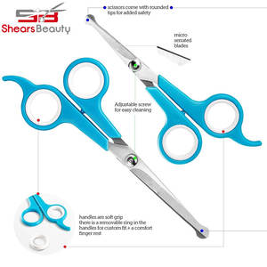 Meilleure vente de ciseaux amincissants en plastique écologiques de haute qualité avec logo personnalisé toilettage pour animaux de compagnie toilettage nettoyage pour animaux de compagnie toilettage - Product Image 5