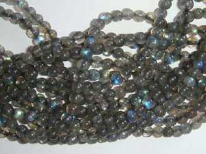 Cuentas redondas de Gema labradorita Natural, tamaño de 4mm, longitud de hilo de 13 pulgadas, fabricación de joyas DIY, precio al por mayor - Product Image 3