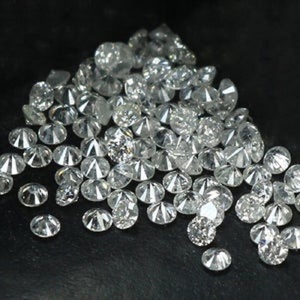 Directo de fábrica, Diamante Suelto de corte único blanco de un solo corte, Diamante Real Natural, Color de lujo, 2017 - Product Image 1