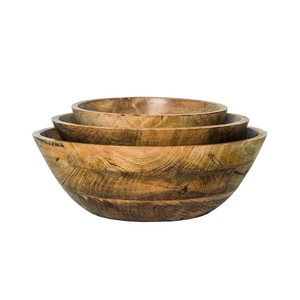 ชุดชามไม้มะม่วงธรรมชาติ3ชิ้น - Product Image 1
