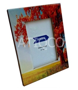 Best Selling Attractive Unique Lacquered <b>Wood</b> <b>Picture</b> <b>Frame</b> Peacock Flag Printed Price Wooden Photo <b>Frame</b> - Product Image 5