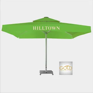 500x500cm Parasol Luxury Umbrella for Garden and Restaurants Logo Printable