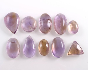 Venta al por mayor IGI certificado Natural ametrino cabujón piedra preciosa para la fabricación de joyas de lujo piedras preciosas sueltas - Product Image 2