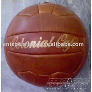 Ballon de Football et de Football style ancien, livraison depuis l'allemagne, balles en cuir véritable, meilleure vente - Product Image 2