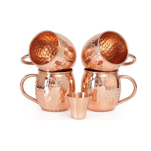 Vente chaude meilleure qualité en gros cuivre Mule tasses martelé Moscou Mule tasse ensemble tasse de haute qualité de fabricant indien - Product Image 6