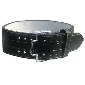 Double Prong Full Grain Cowhide Leather Power Belts - Product Image 1