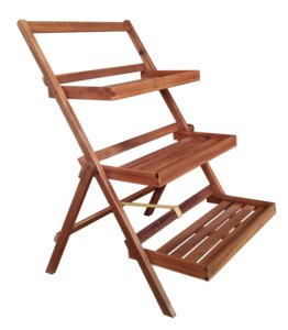 Venta al por mayor de plantas de Acacia soporte para múltiples macetas estante Vietnam personalizable OEM al aire libre jardín hogar flor estante de exhibición - Product Image 5
