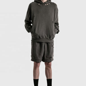 Wholesale <b>men</b> <b>shorts</b> Custom Logo Cotton <b>Elastic</b> <b>Waist</b> <b>Shorts</b> Plain Sweat Fleece <b>Shorts</b> - Product Image 6