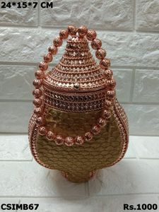 Bolso de mano de metal de diseño hecho a mano para mujer, bolso de noche de Boda nupcial, bolso de fiesta hecho a mano - Product Image 4