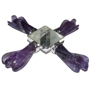 Generador de pirámide de Ángel amatista a la venta | Generador de pirámide de Ángel amatista en línea herramienta metafísica de curación de cristales - Product Image 1