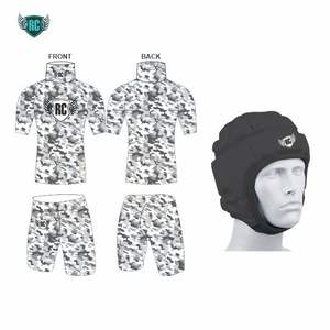 Ensemble maillot et short sans manches sublimés personnalisés, vêtements de sport rouge marine, uniforme d'entraînement, vêtements de sport respirants à séchage rapide - Product Image 6