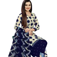 Punjabi Patiyala Cotton Dress Suit for Women, Ready to Wear